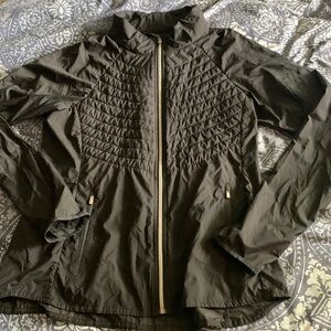 Lightweight black Athleta jacket size L EUC